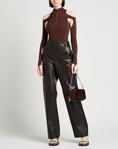 Andreādamo Woman Bodysuit Brown