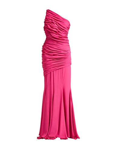 Woman Maxi dress Fuchsia Size 4 PES