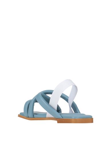 Woman Sandals Pastel blue Size 7 Leather