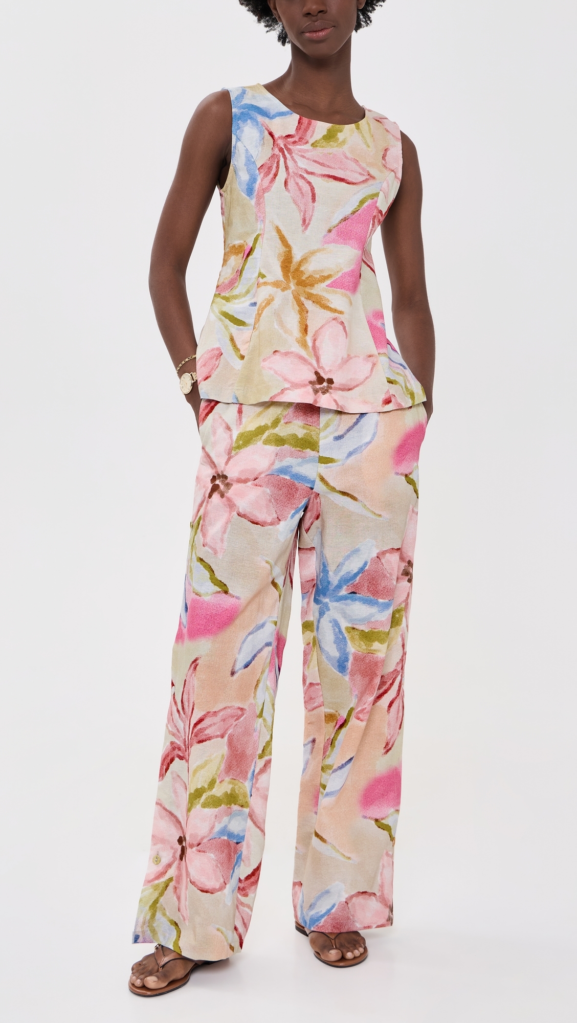 Gardenia Pants Print