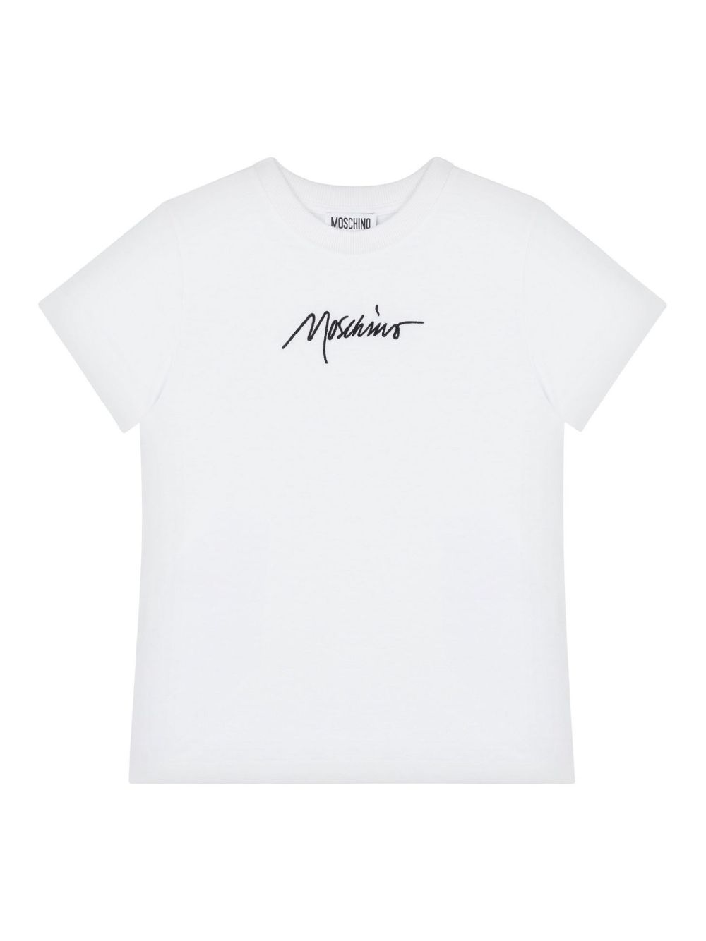 Logo-embroidered T-shirt - Black