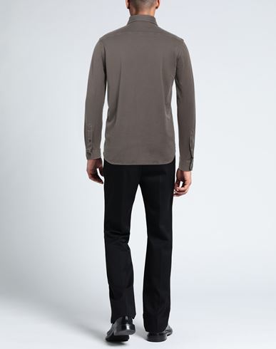Man Shirt Dark brown