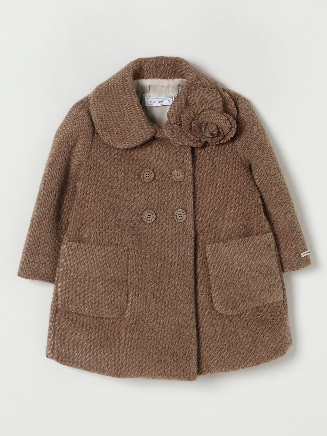 Coat Kids color Brown