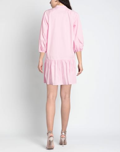 Woman Mini dress Light pink Size 6 Cotton, Polyamide, Elastane