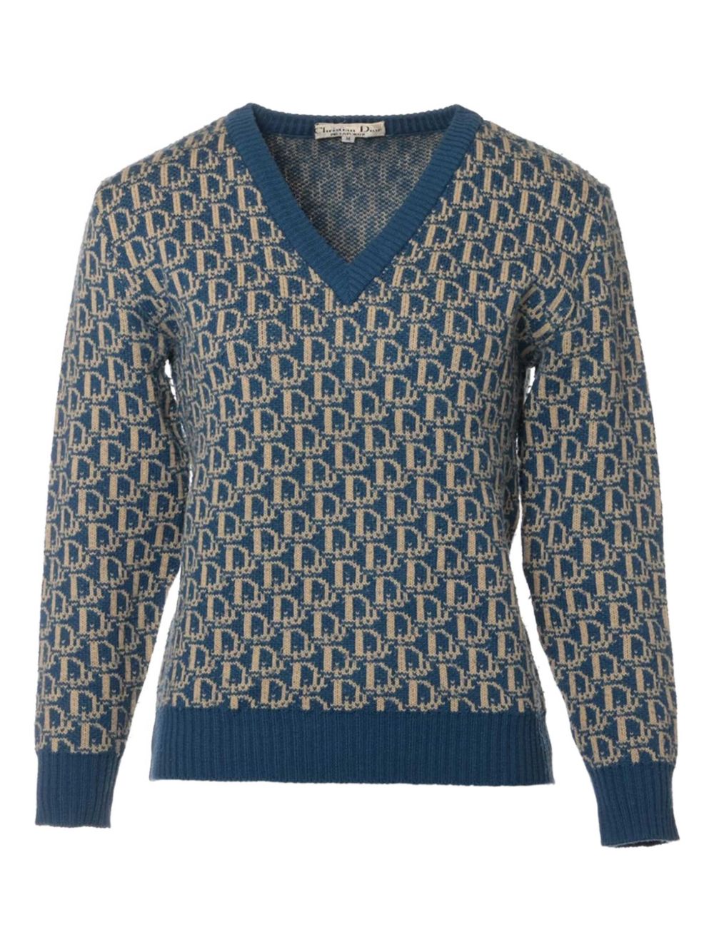 Oblique sweater - Blue