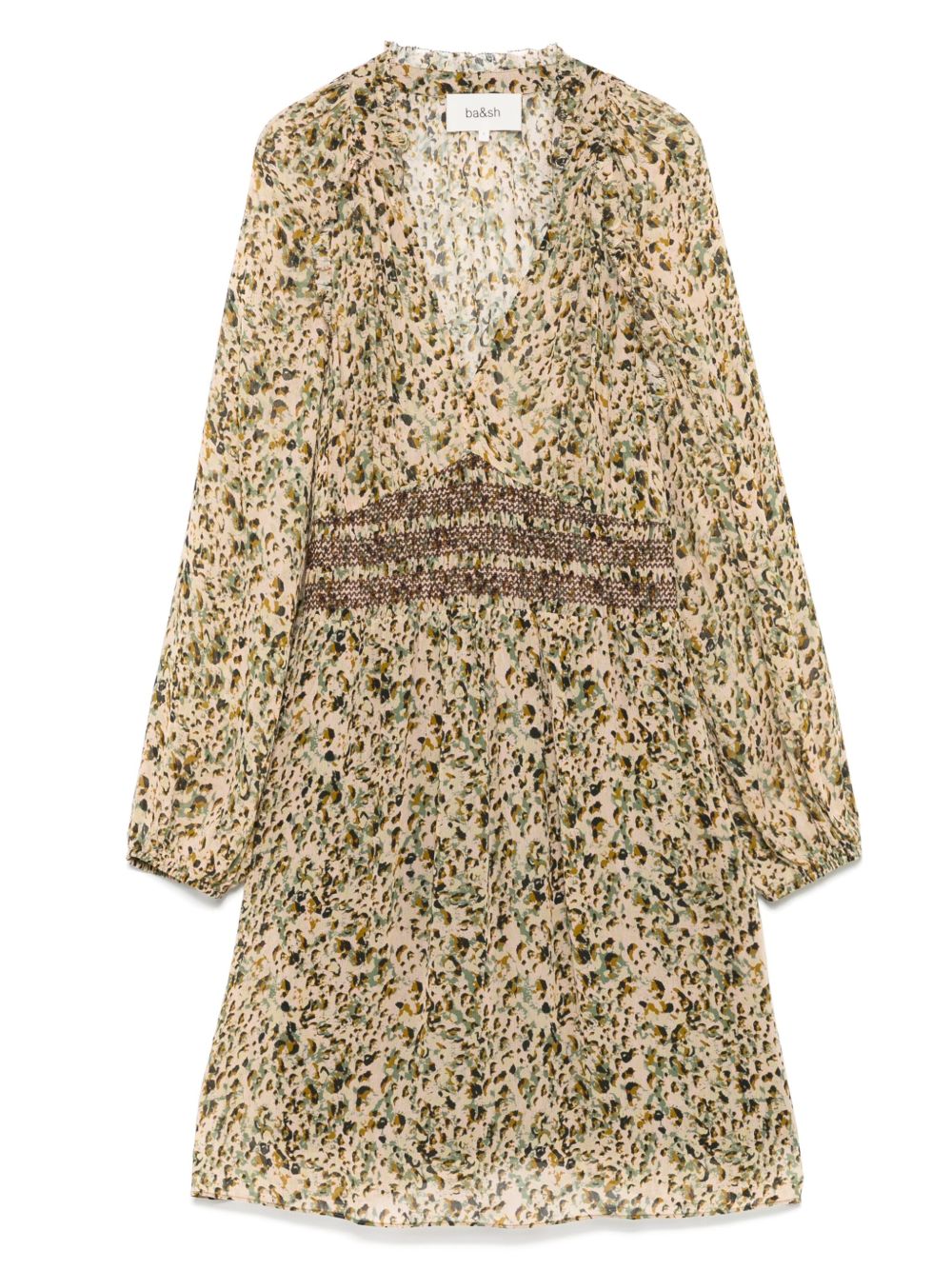 Ba&Sh Camelia mini dress - Neutrals