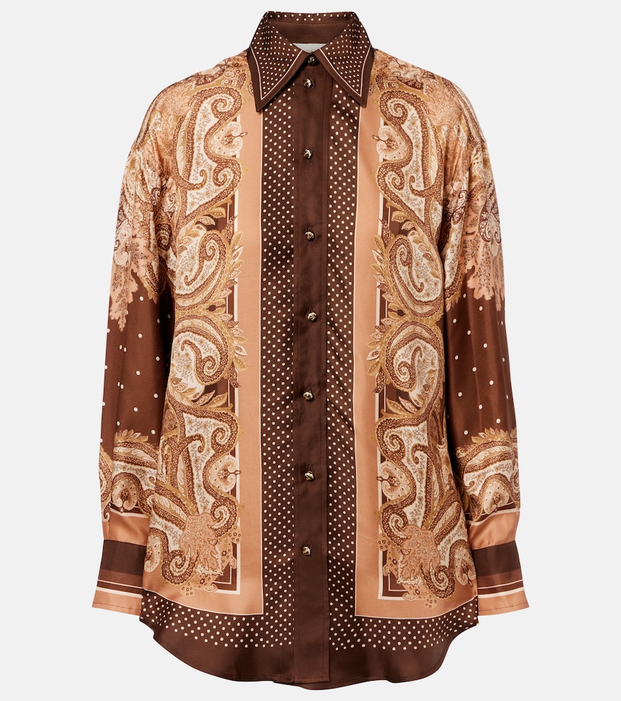 Luna paisley silk shirt