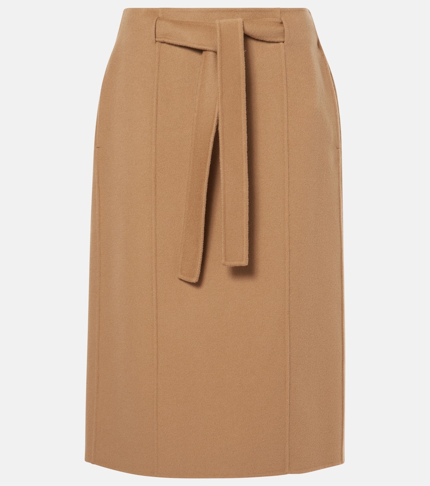 'S Max Mara Alec belted wool midi skirt