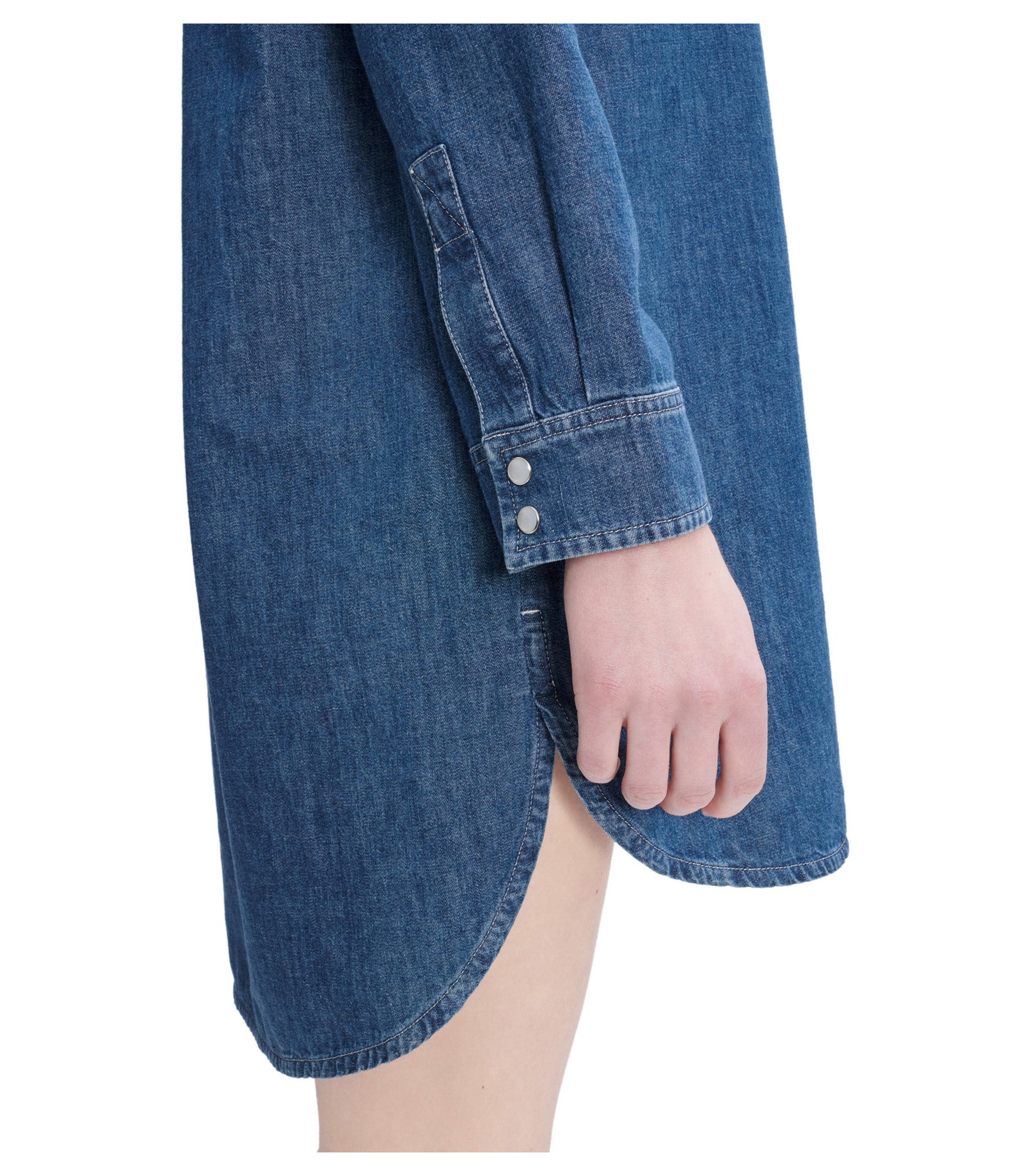 Texas dress IAL - Stonewashed indigo