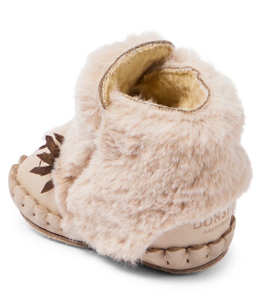 Donsje Baby Kapi Owl leather booties