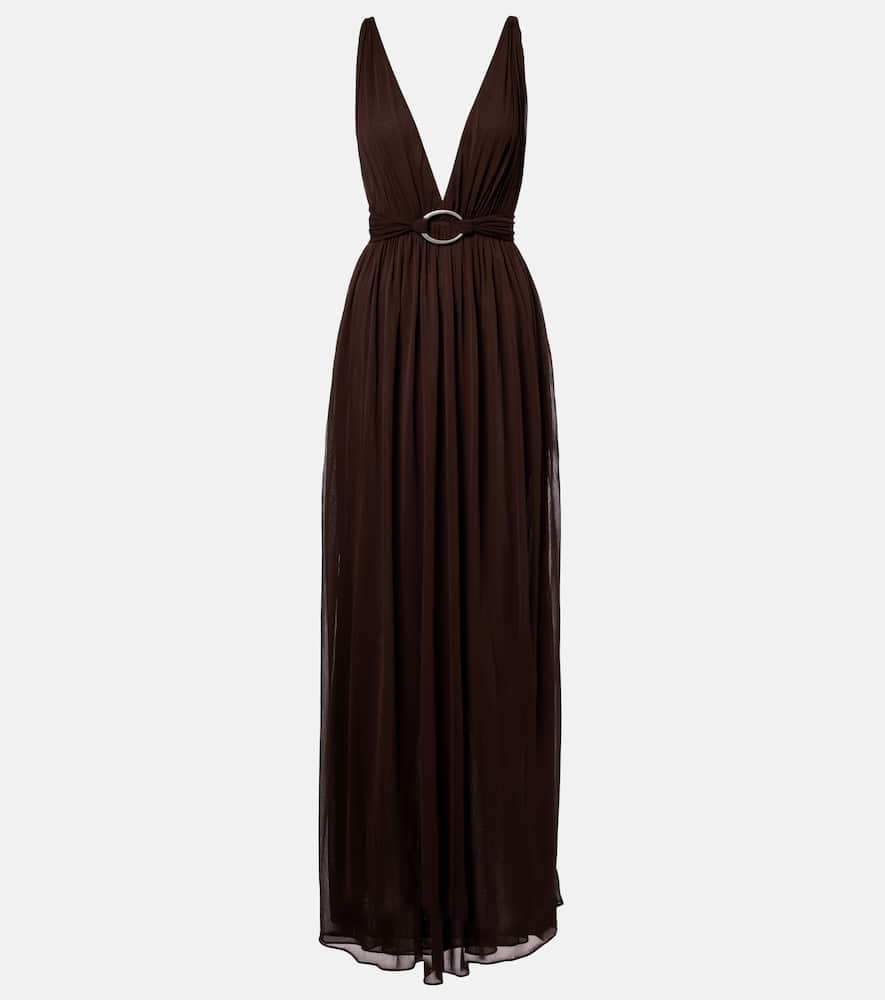 Jersey maxi dress