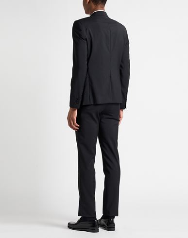 David Line Man Suit Charcoal Size 38 Wool