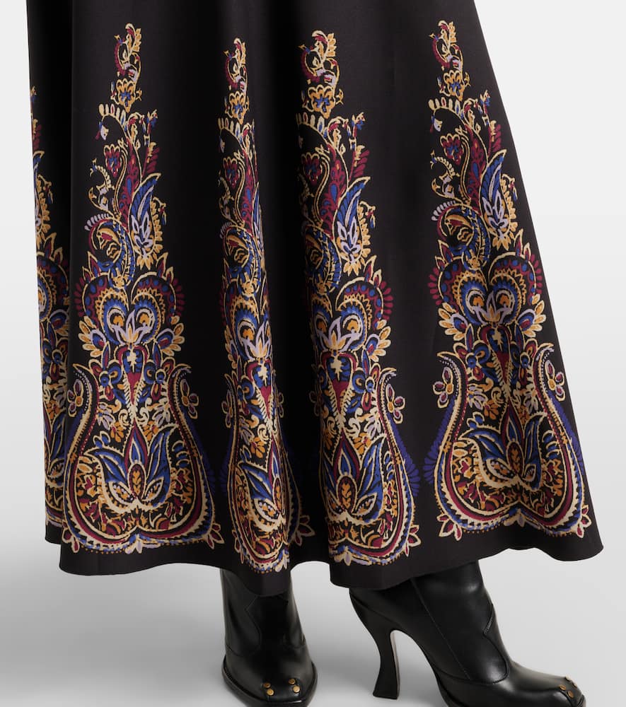 Paisley maxi dress