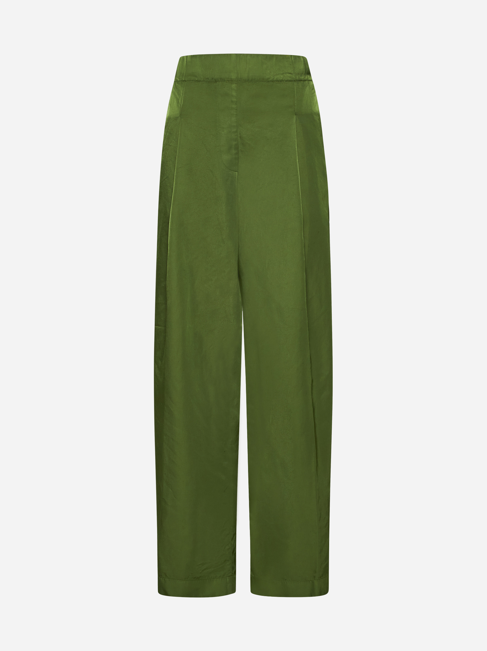 Nylon palazzo trousers