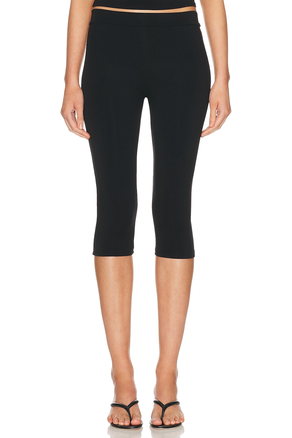 KYE Capri Pant in Black - Black. 1 also
