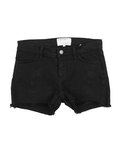 Kid Girl Shorts & Bermuda Shorts Black Size 14 Organic cotton, Recycled polyester, Elastane