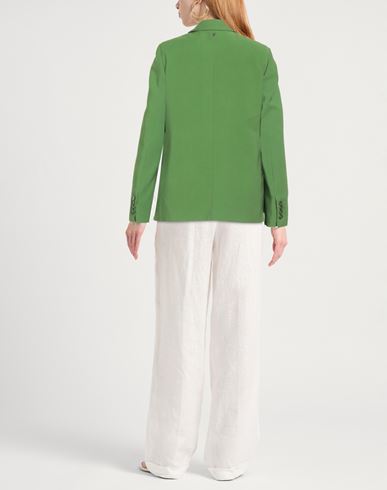Woman Blazer Green Size 6 Viscose, Polyester