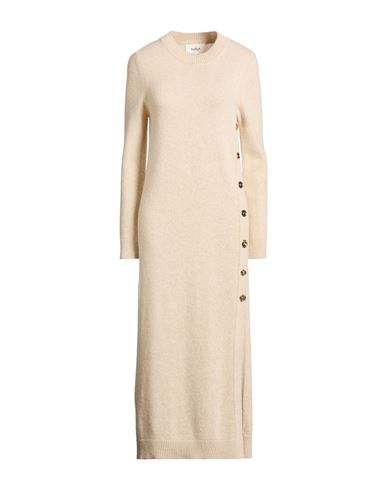 Woman Midi dress Beige Size 0 Alpaca wool, Wool