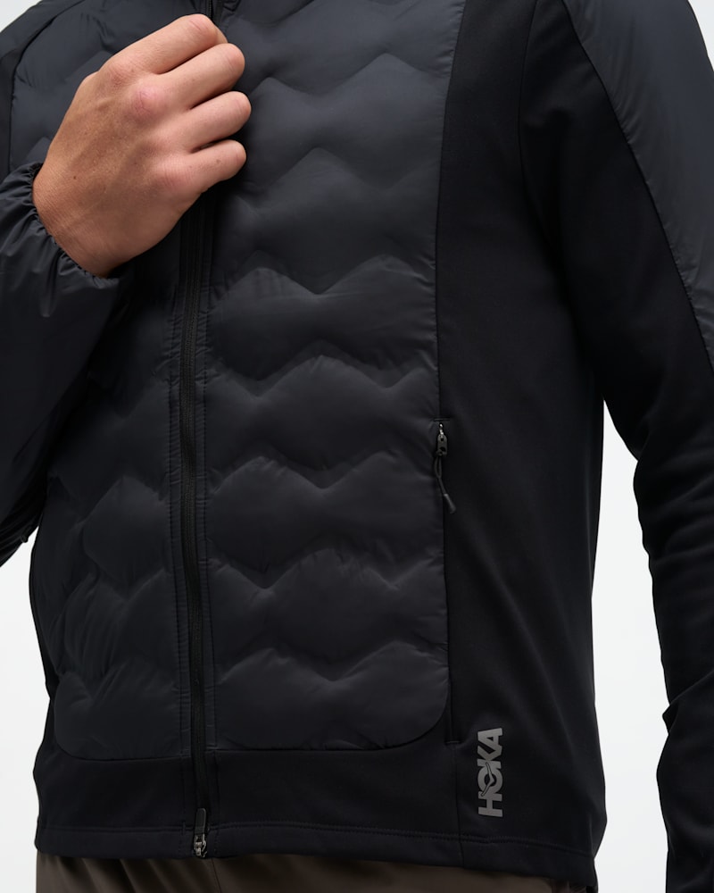 HOKA Men's SkyFill Insulated Jacket in Black