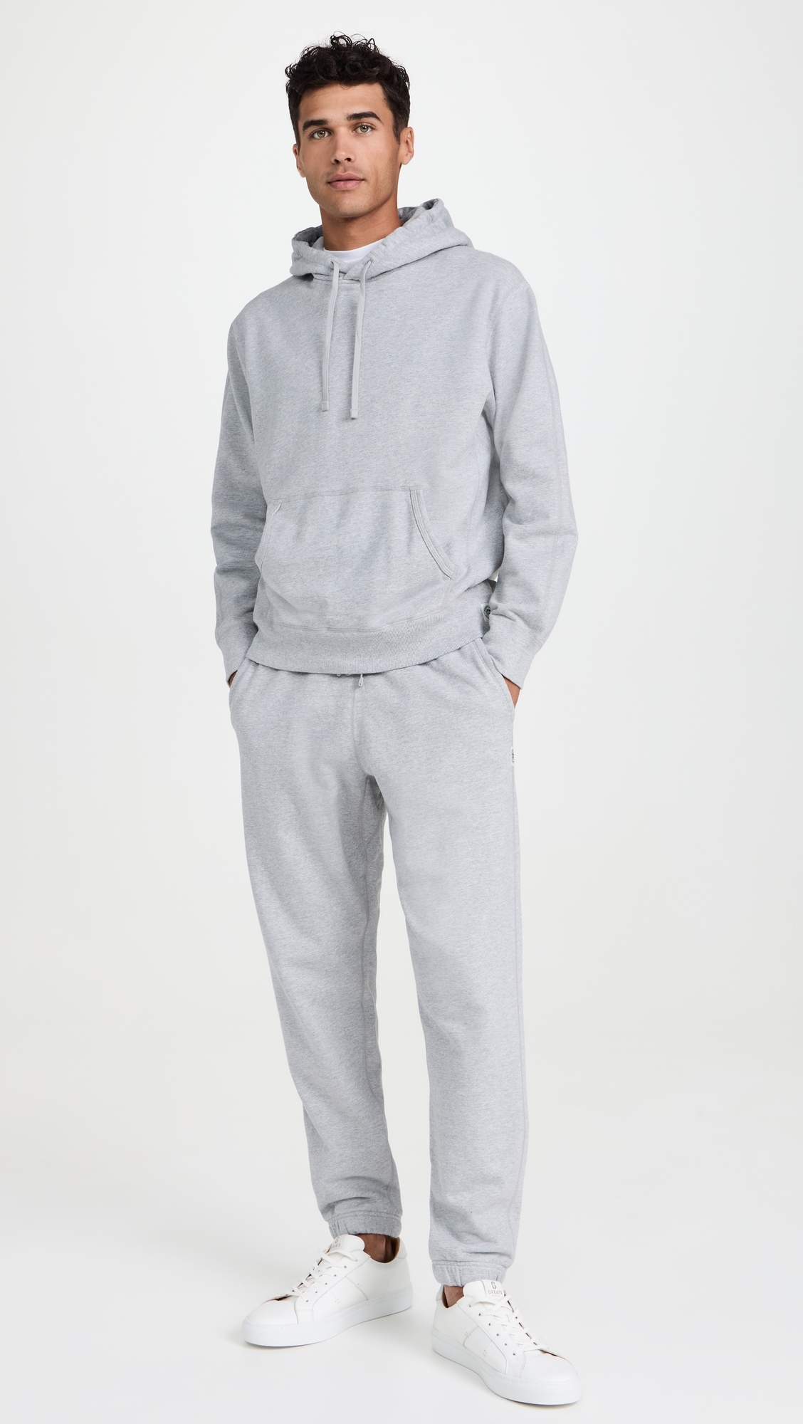 Midweight Terry Classic Hoodie Heather Grey