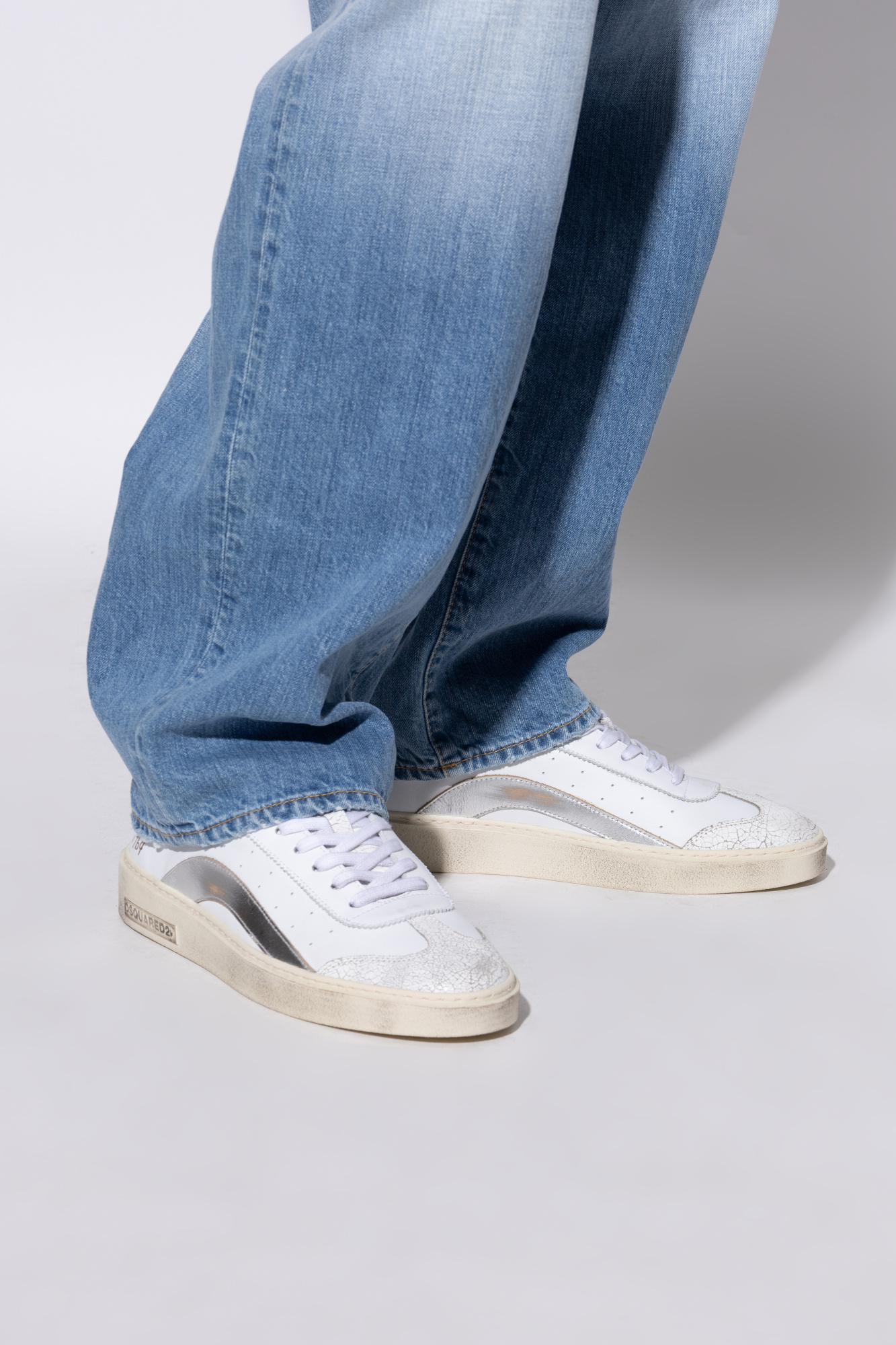 Dsquared2 Sports Shoes `Rider`, Men's, White