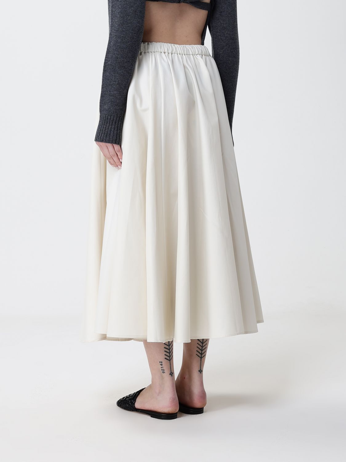 Skirt Woman color White