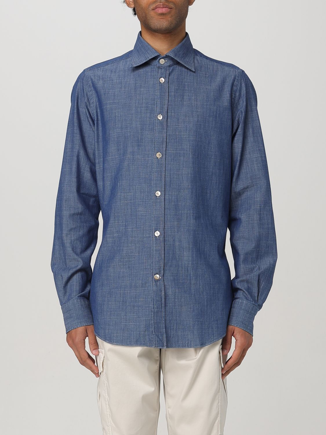 Shirt ELEVENTY Men color Blue