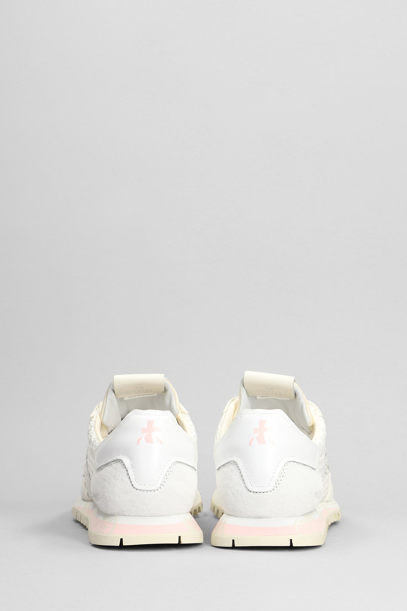 Sean Sneakers In Beige Suede And Fabric