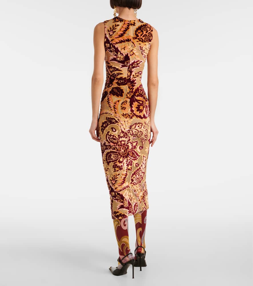 X Etro Satin de Luxe paisley tights