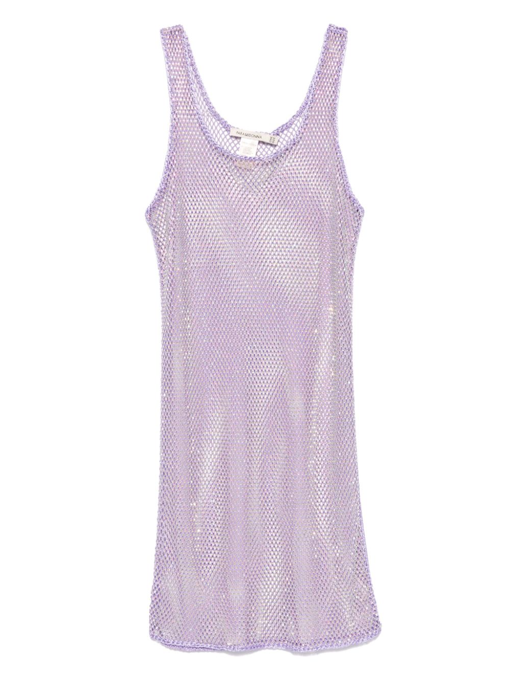 Crystal-embellished dress - Purple
