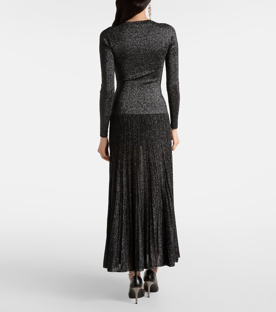 Guetty pleated maxi dress