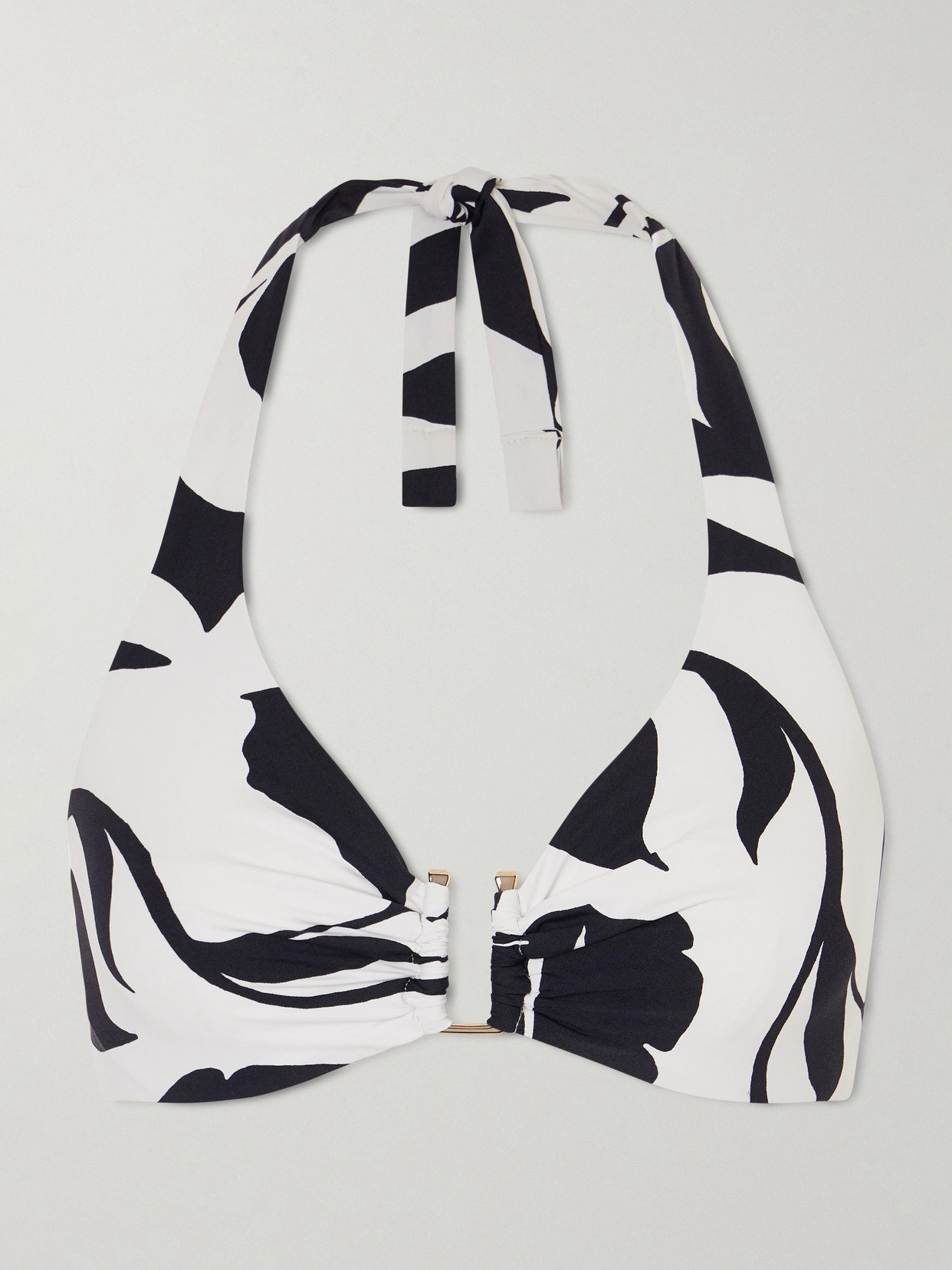 Bchavena Printed Bikini Top - White