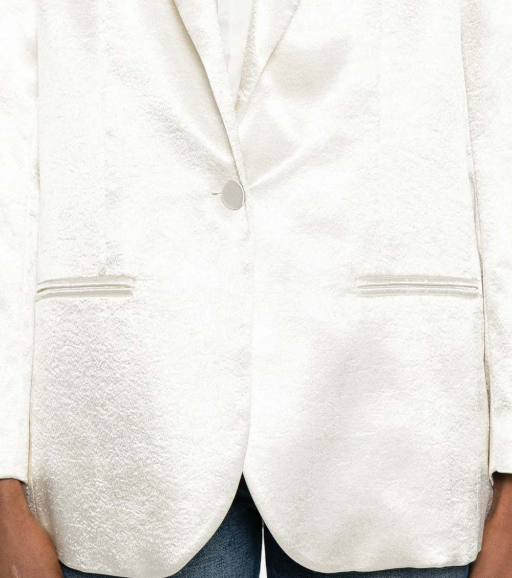 Single-Breasted Blazer Jacket