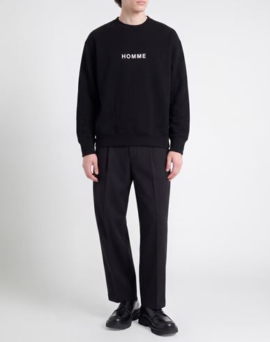 Comme Des Garçons Homme Man Sweatshirt Black Size XL Cotton