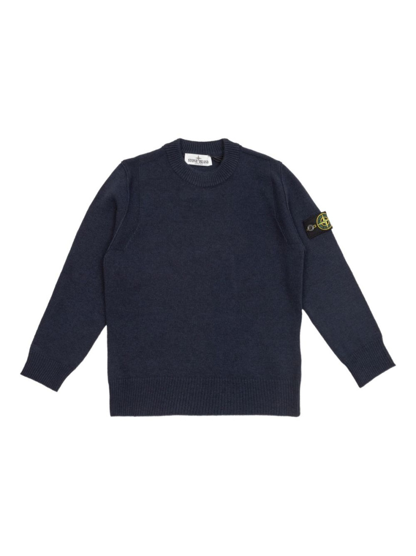 Boys Blue Logo Sweater