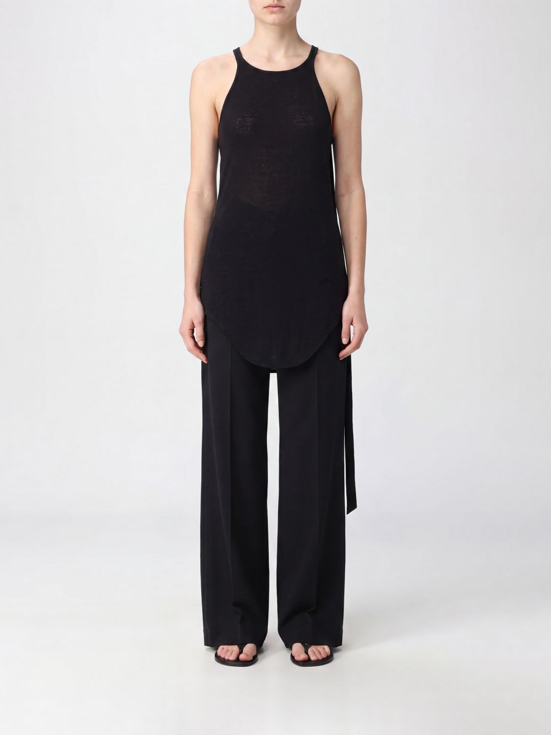 Top Woman color Black