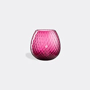 'macramé' Candle Holder, Extra Large, Ruby Red
