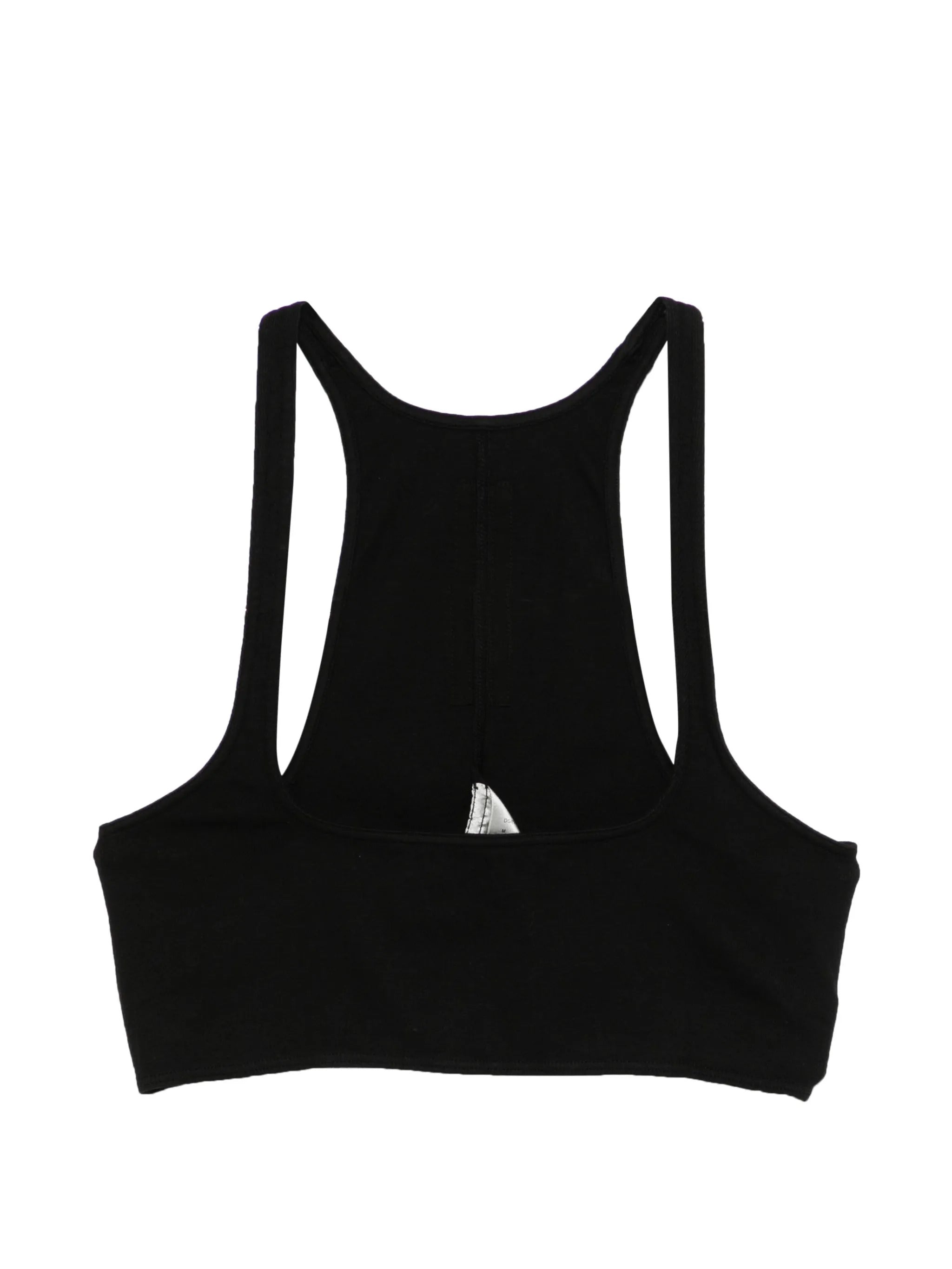 Racerback Cropped Cotton Tank