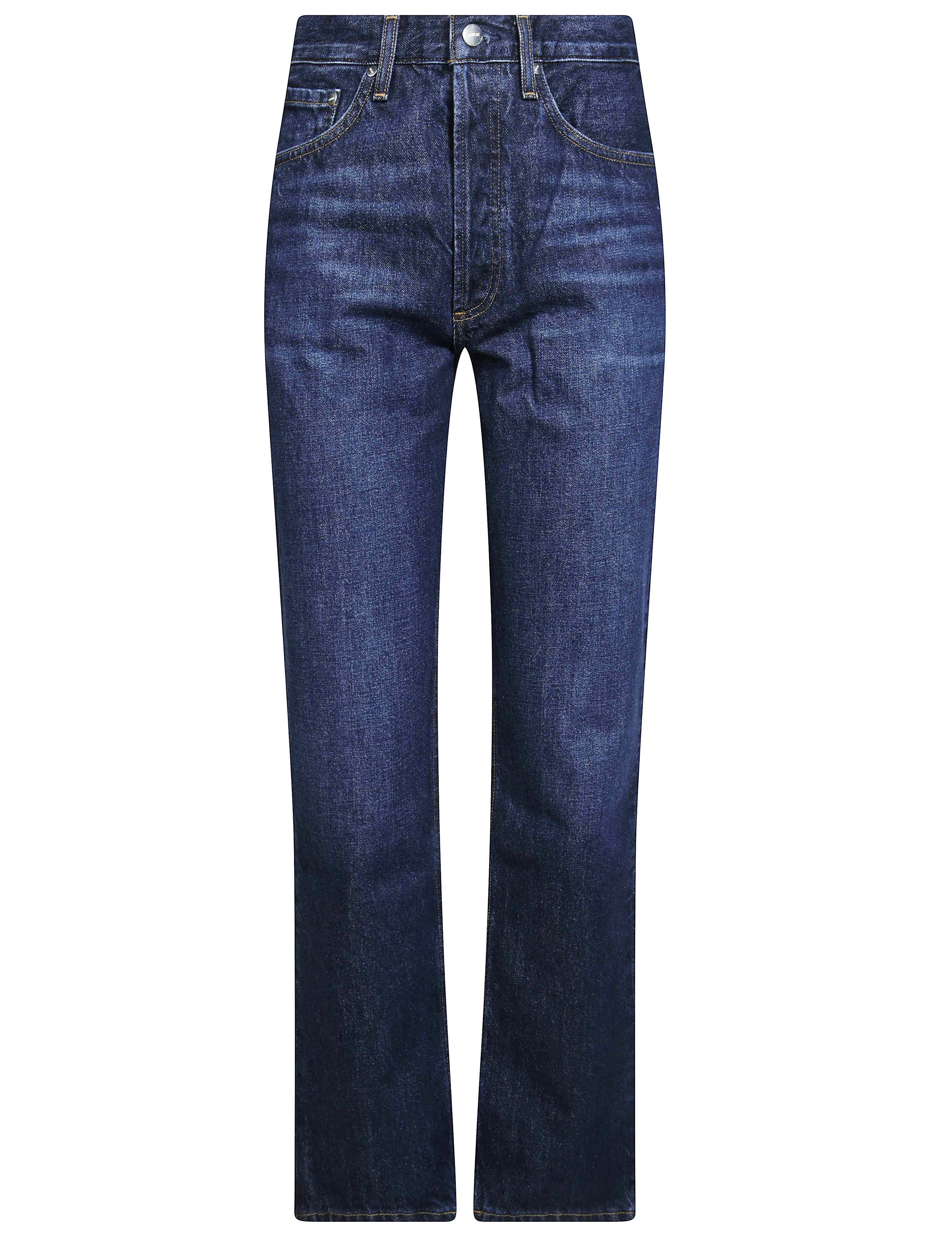 Wool High-Rise Vintage Straight Jeans