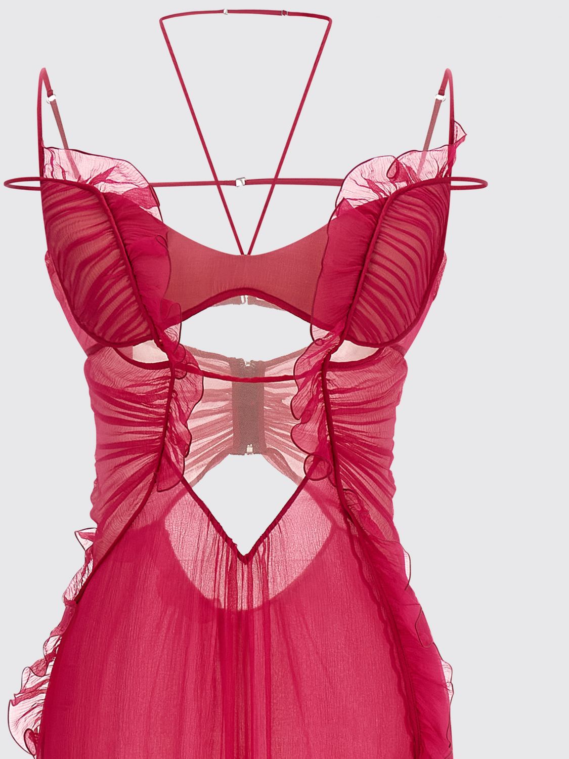Dress Woman color Fuchsia