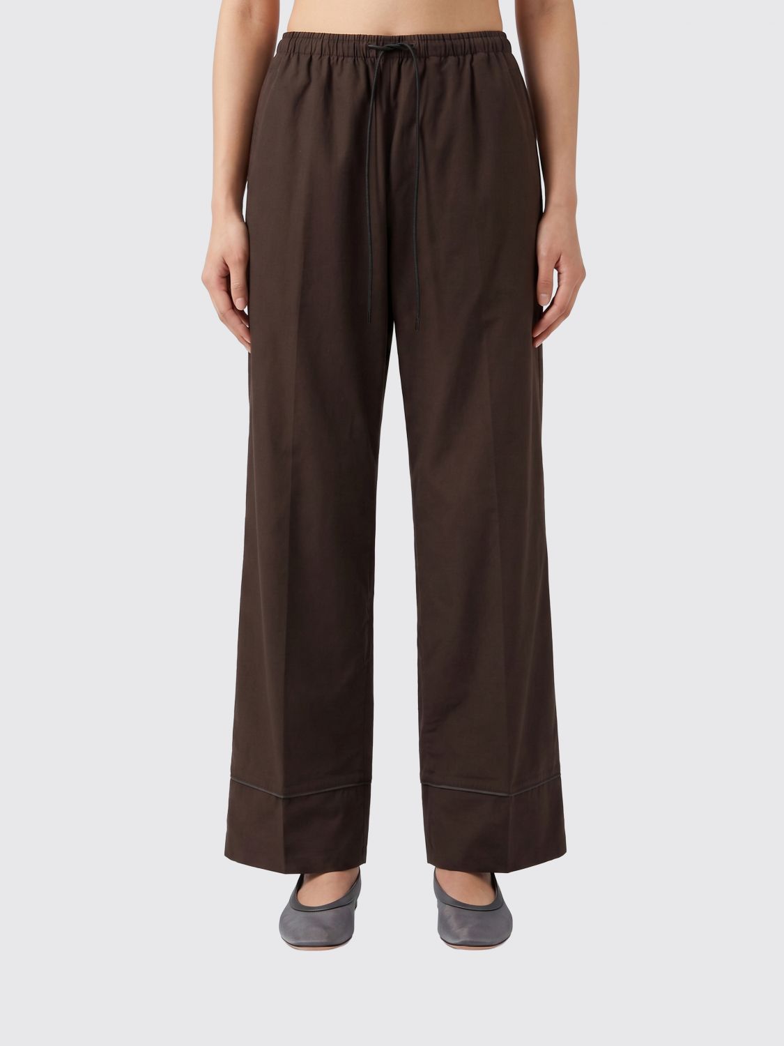 Pants Woman color Brown