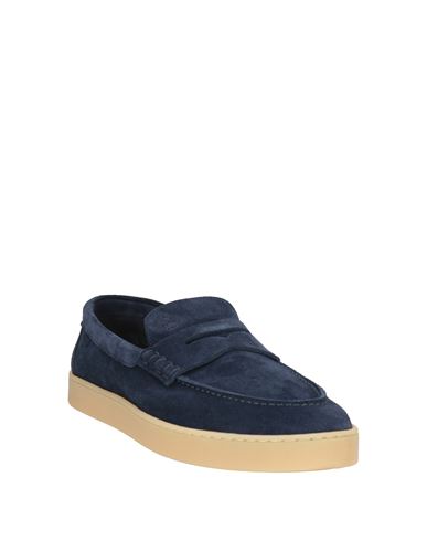 Man Loafers Navy Size 10 Leather