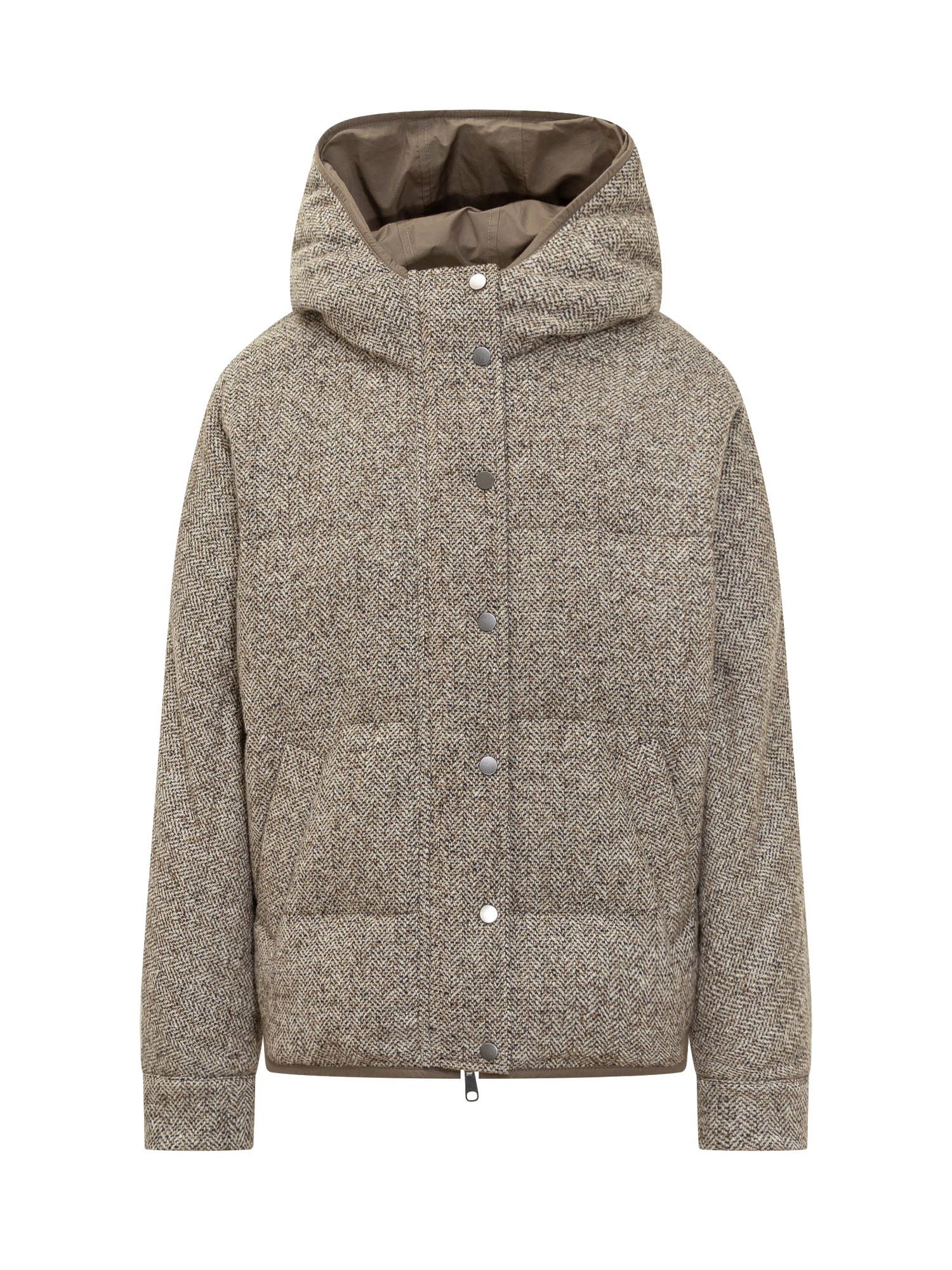 Luxury Down Jacket with Hood