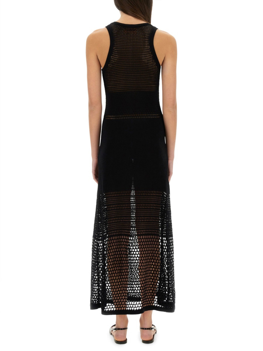 Moschino - logo mesh maxi dre