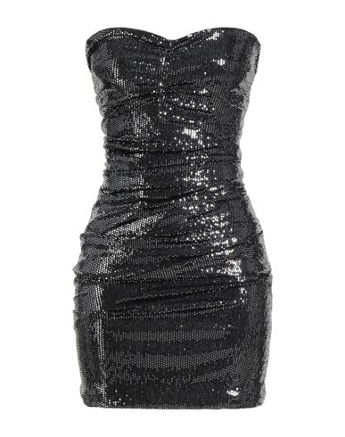 Woman Mini dress Black Size 2 Polyamide, Elastane, Polyester