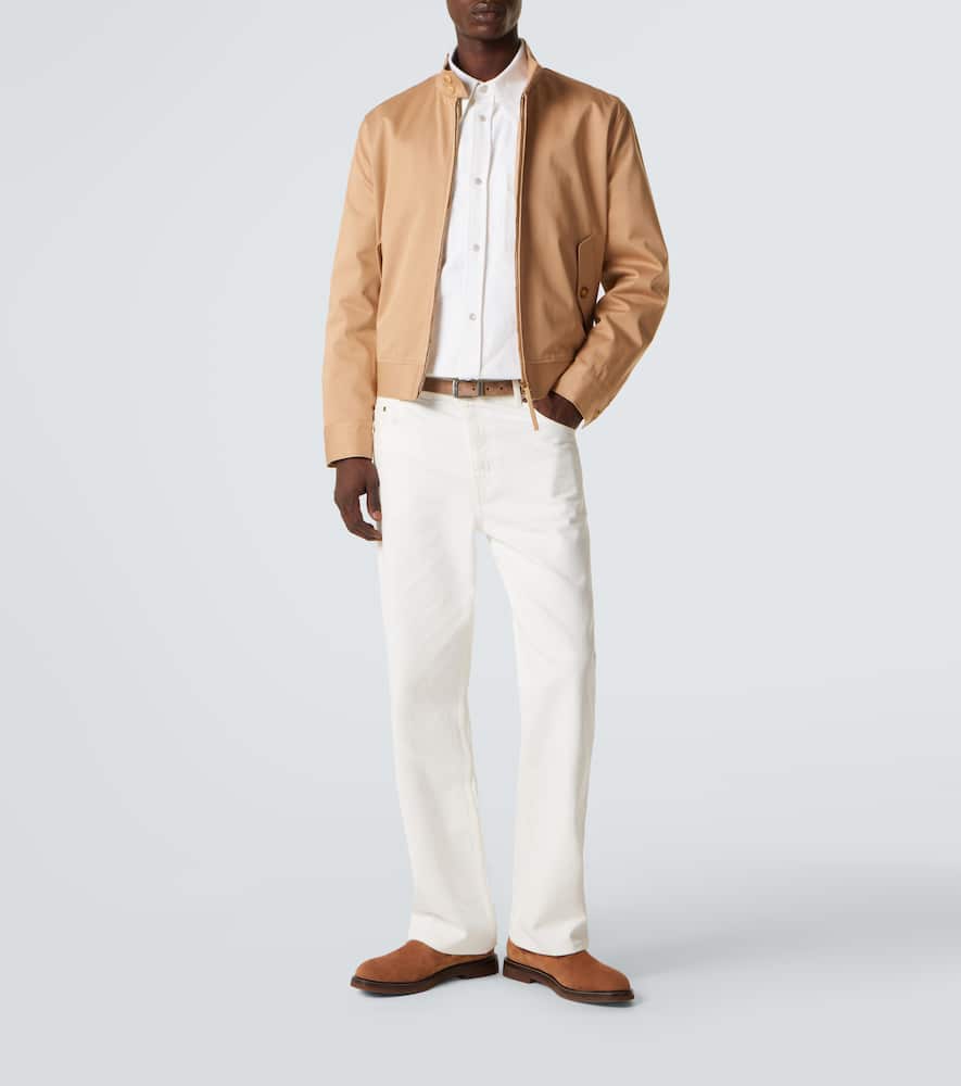 Cotton blouson jacket