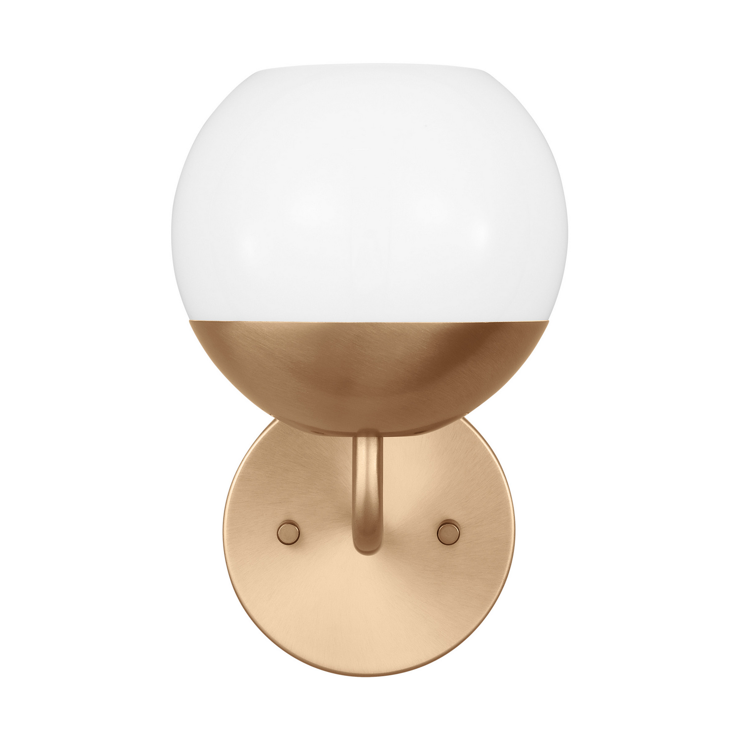 Alvin 1-Light LED Bathroom Vanity Light in Satin Bra