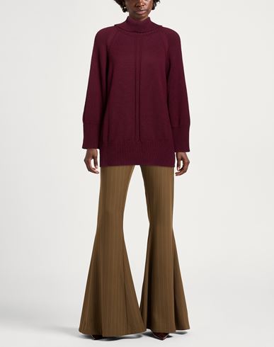 Woman Turtleneck Plum Size 10 Wool