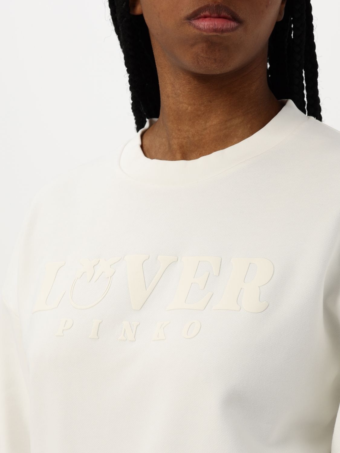 Sweatshirt PINKO Woman color White