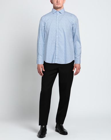 At. p.co Man Shirt White Size 14 ½ Cotton, Elastane